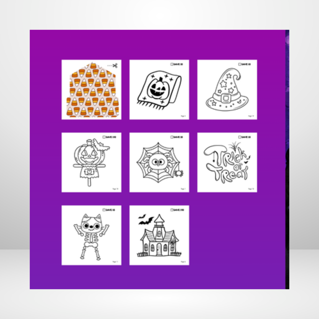 Coloring & Savings Book