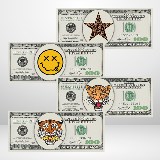 Pretty Kitty Cash Place Holders $100 Sets of 4