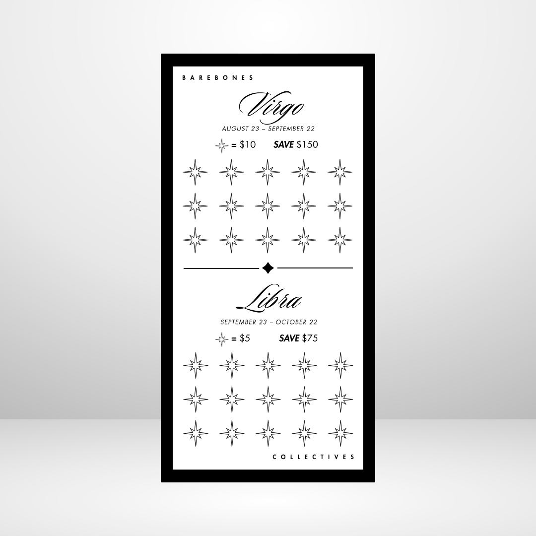 Noir The Zodiac Savings Challenge Set