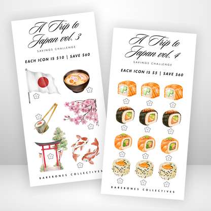 A Trip To Japan Savings Challenge & Envelope Set