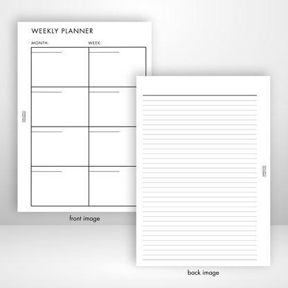 Barebones Monthly and Weekly Layout Inserts vol. 3 Set of 5