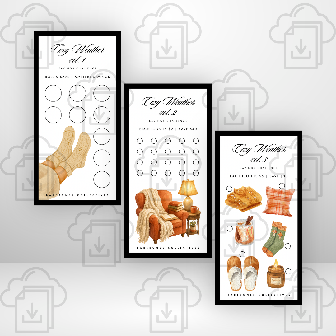 Savings Challenges - DIGITAL DOWNLOAD