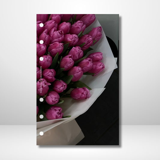 Violet Tulips Linen Dashboard