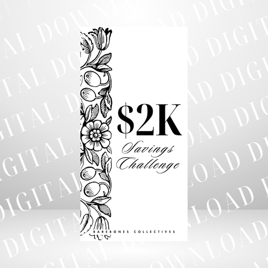 $2K Saving Challenges #1 DIGITAL DOWNLOAD
