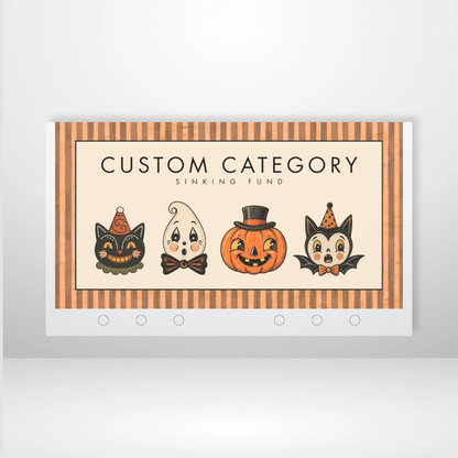 Vintage Halloween Matte Cash Envelopes