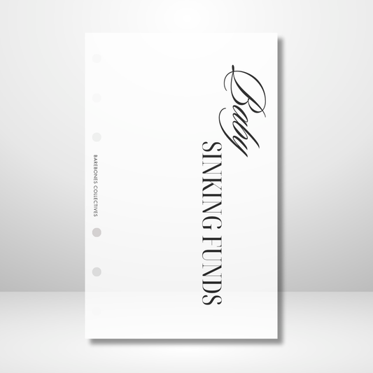 Baby Sinking Funds Matte Vellum Dashboard