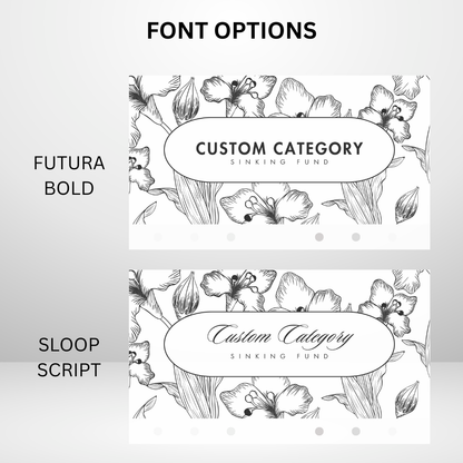 Floral Handmade Cash Envelope Personal Size Set of 3