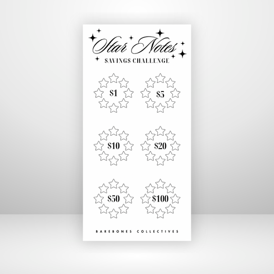 Star Note V.1 Savings Challenge