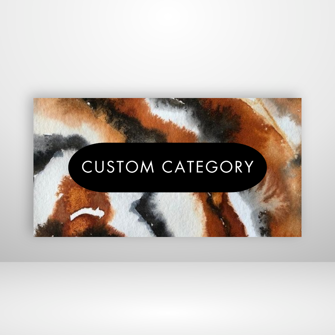 Abstract Tiger Stripes Full Coverage Cash Envelopes Labels Set of  3