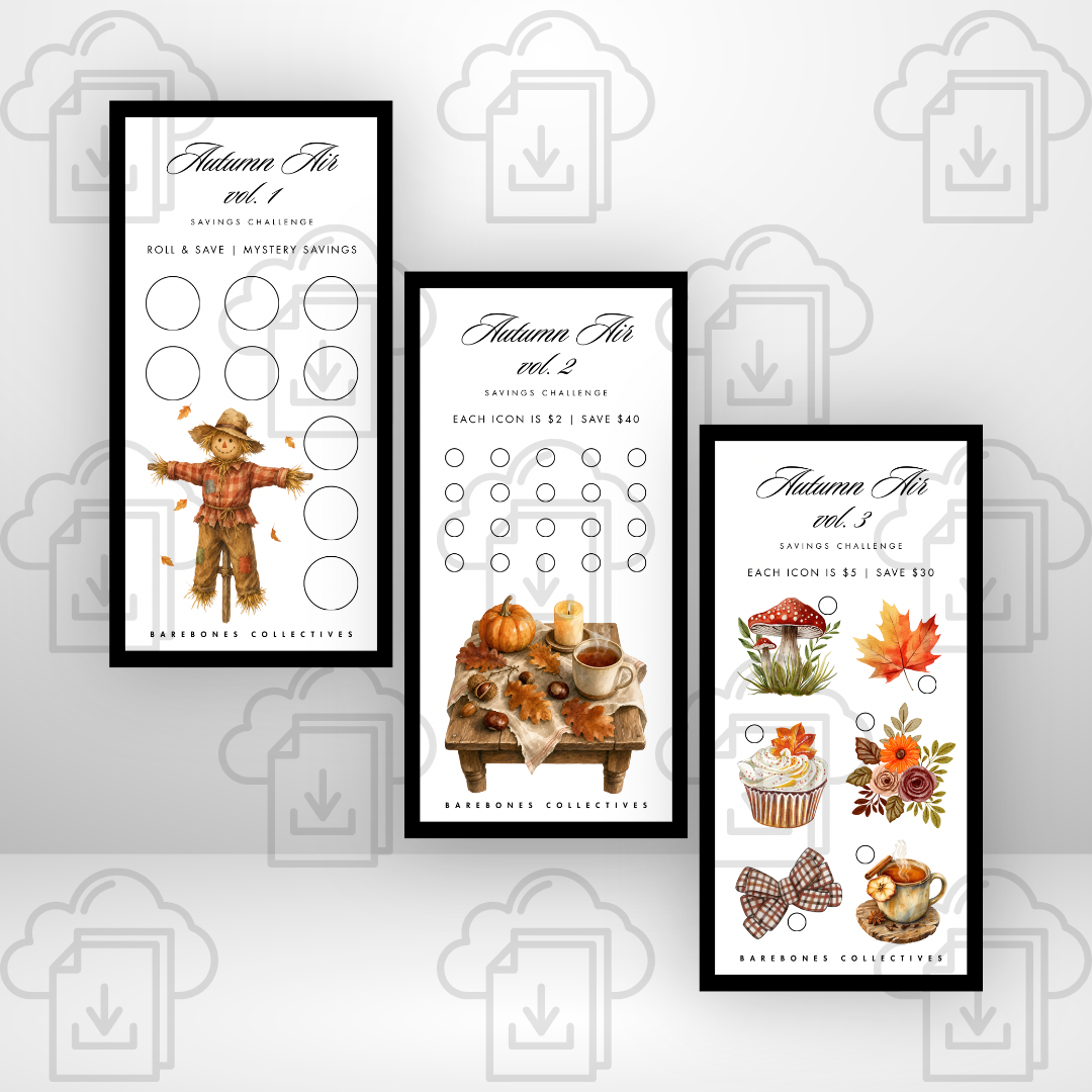 Savings Challenges - DIGITAL DOWNLOAD