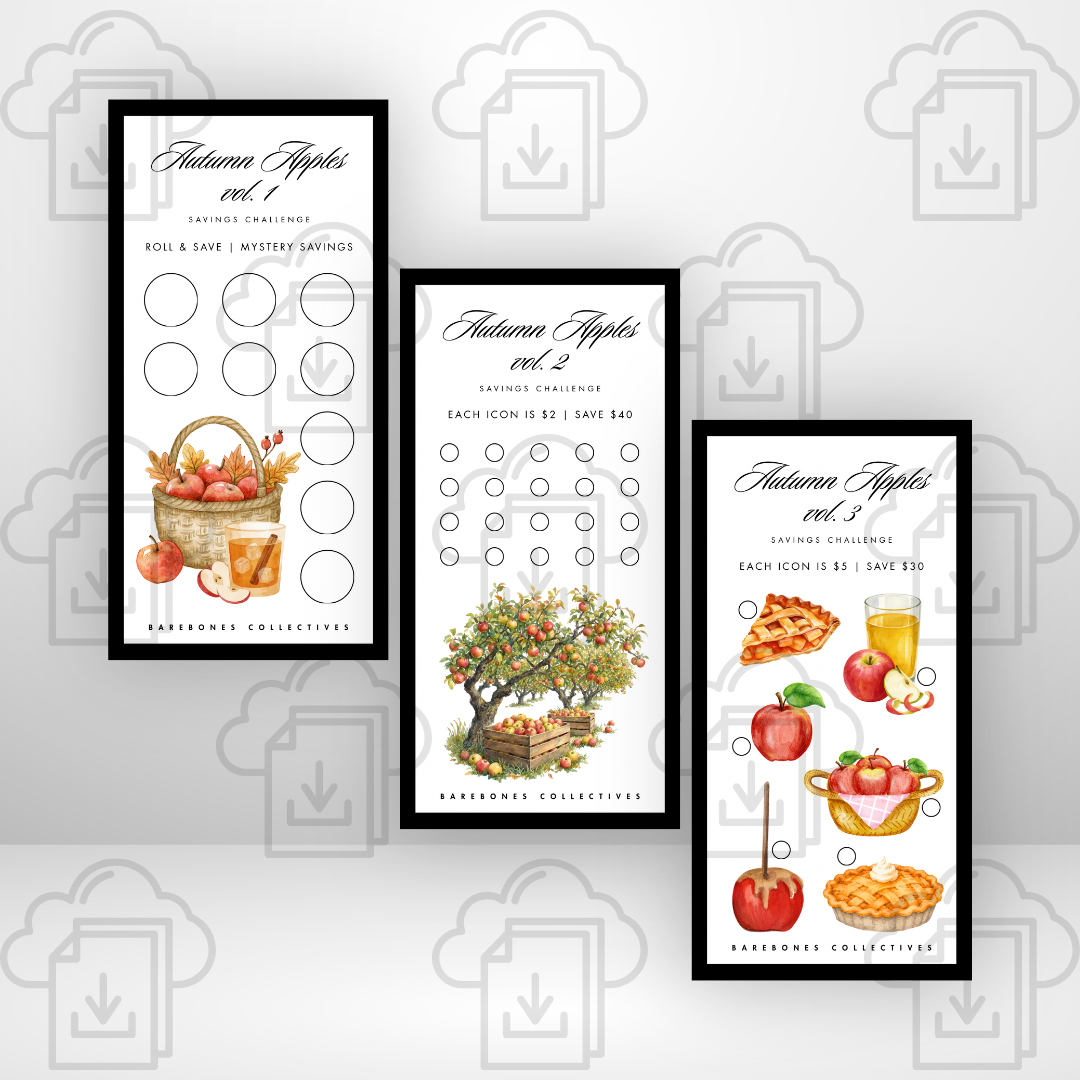 Savings Challenges - DIGITAL DOWNLOAD