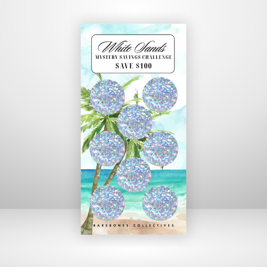 White Sands Mystery Scratch Off Savings Challenge Save $100