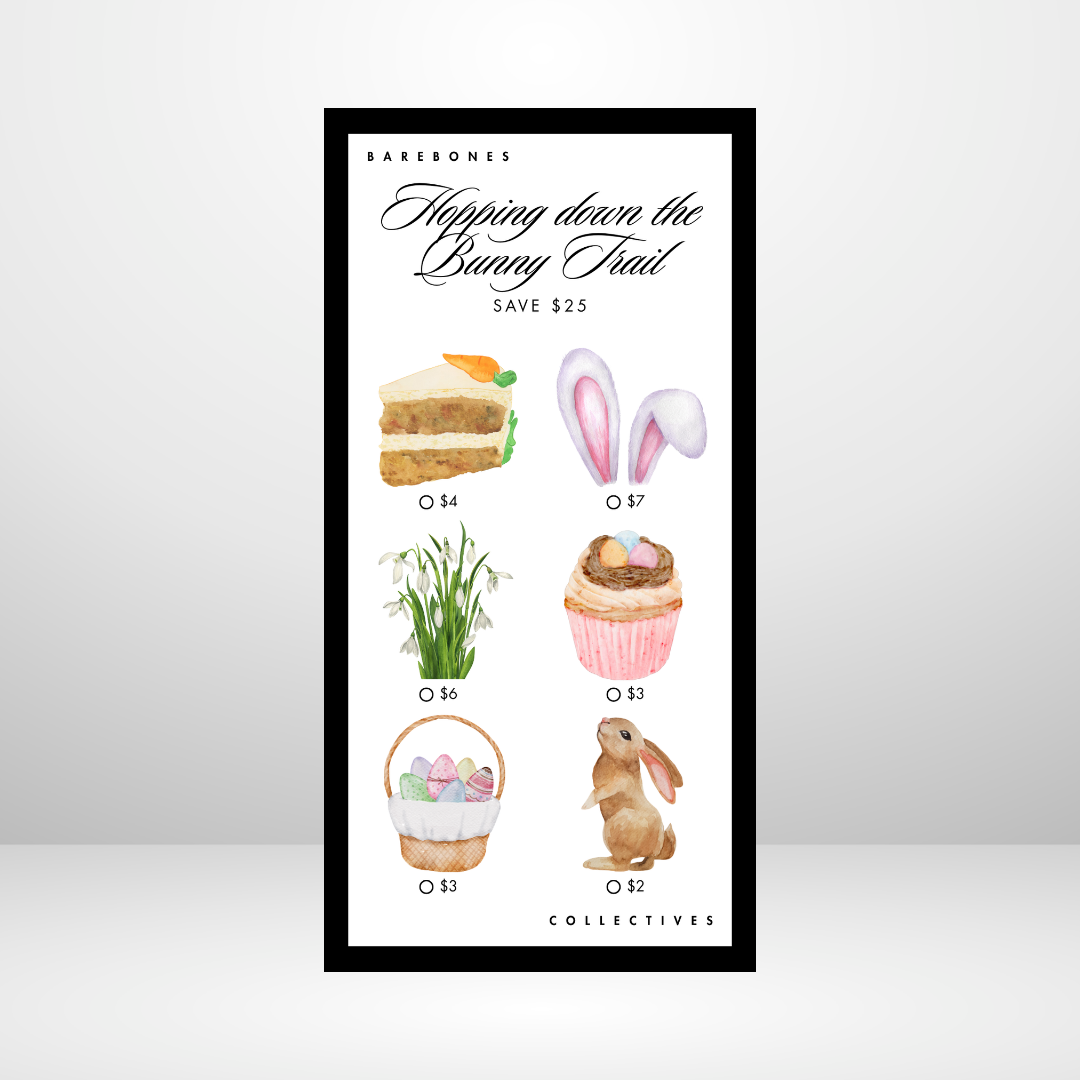 Hopping down the bunny trail Savings Challenge