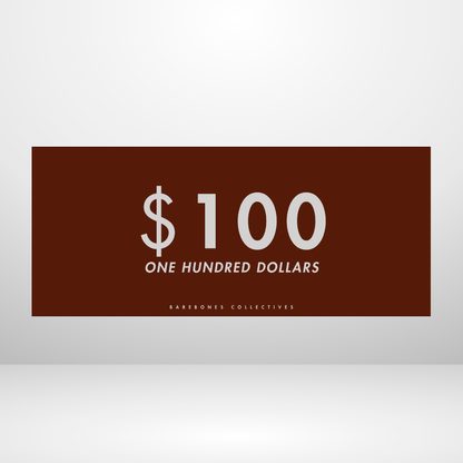 $100 - $50,000 - Black Cherry Set of 4 Cash Place Holders