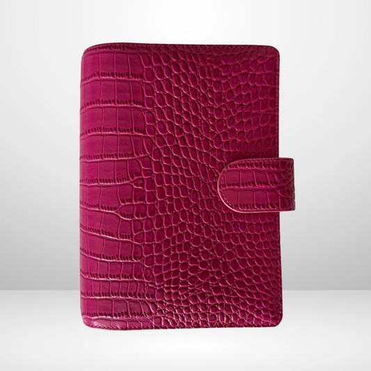 The Millionaire Mindset Barebones Binder in Raspberry Tea - PRE ORDER IS OPEN