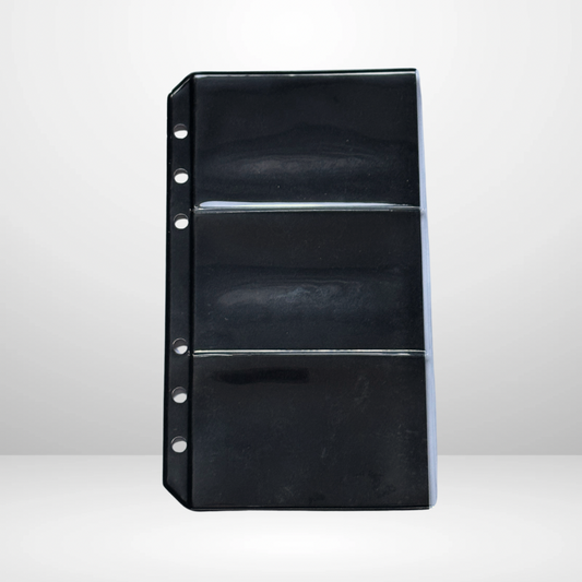 Noir 3 + 1 Pocket Cash Envelopes Set of 6