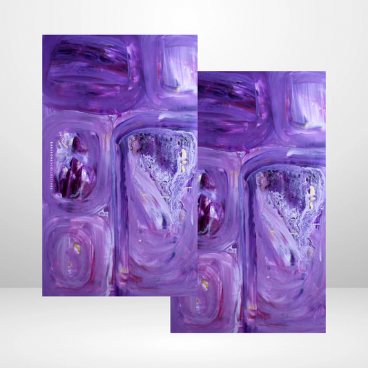 Purple Strokes Soft Touch Dashboard
