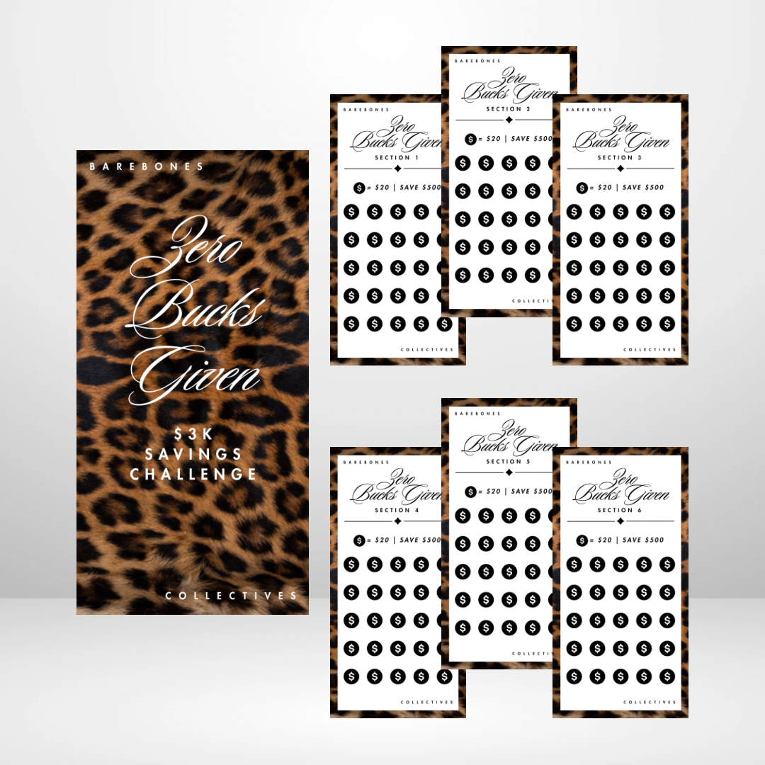 Zero Bucks Given Leopard Savings Challenge