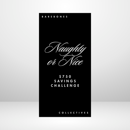 Naughty or Nice Christmas Noir Savings Challenge