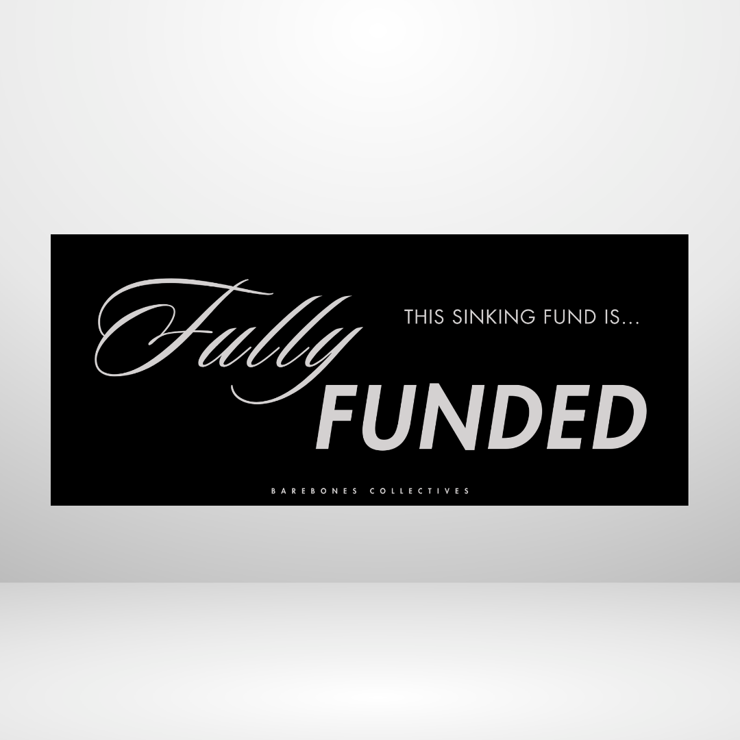 Fully Funded - Noir Set of 4 Cash Place Holders