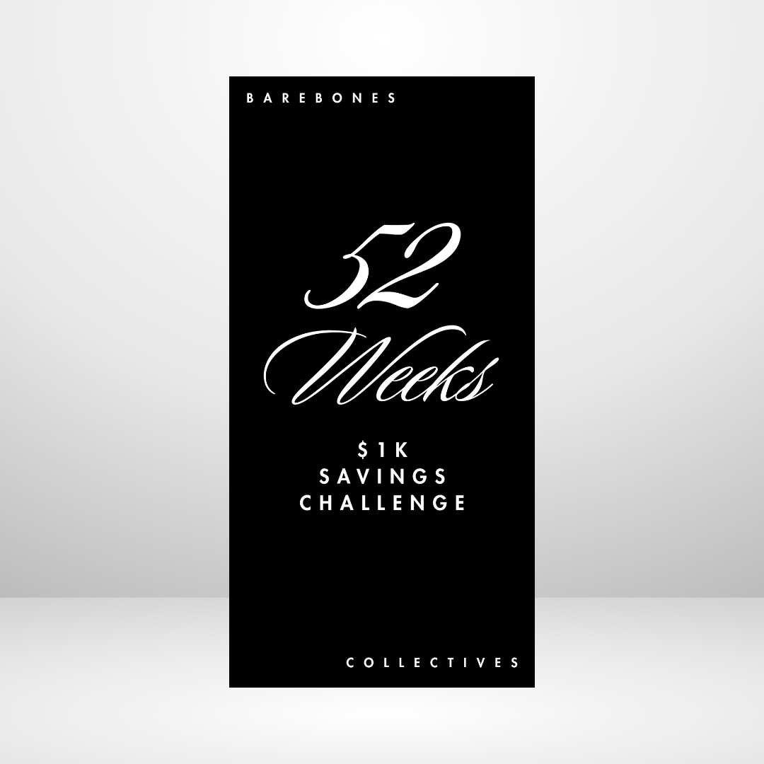 52 Week Barebones Savings Challenge
