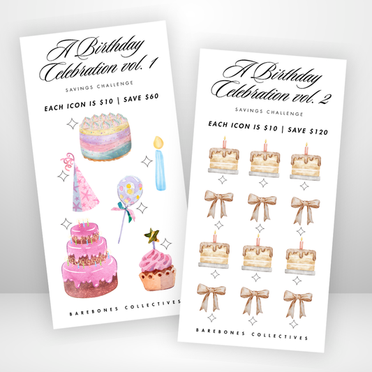 A Birthday Celebration Savings Challenge & Envelope Set