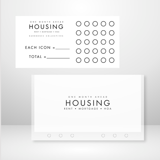 One Month Ahead Matte Cash Envelope + Savings Trackers Sets