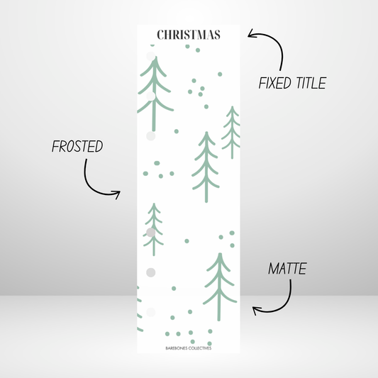 Christmas Trees Tabbed Binder Divider
