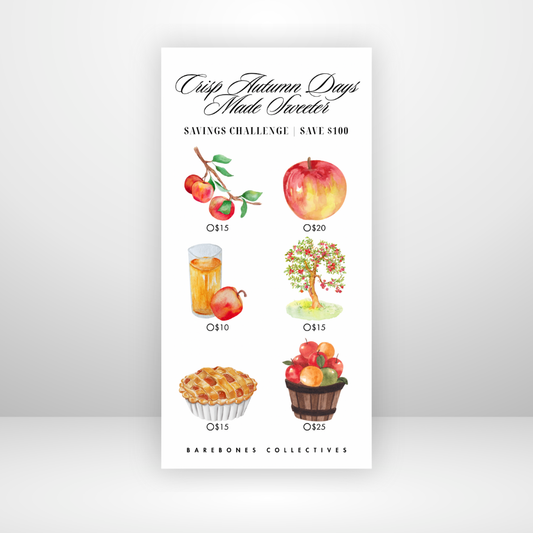 Crisp Autumn Days Made Sweeter Savings Challenge Save $100