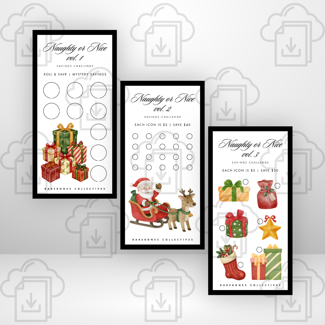 Savings Challenges - DIGITAL DOWNLOAD