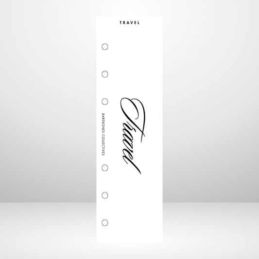 Travel Personal Size Binder Bookmark
