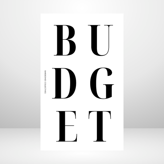 Budget Frosted Dashboard