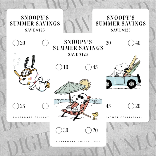 Snoopy Summer Savings Set DIGITAL DOWNLOAD