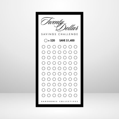 Cash Denomination Barebones Savings Challenge