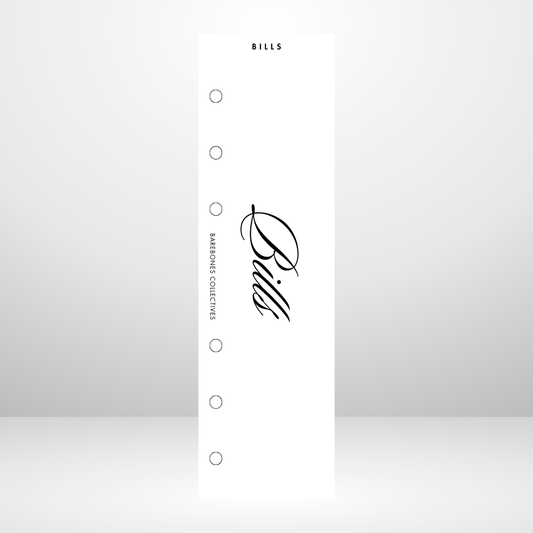 Bills Personal Size Binder Bookmark