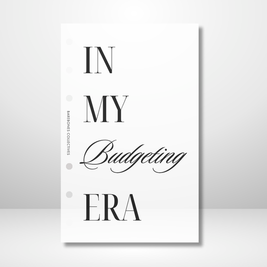 In My Budgeting Era Matte Vellum Dashboard