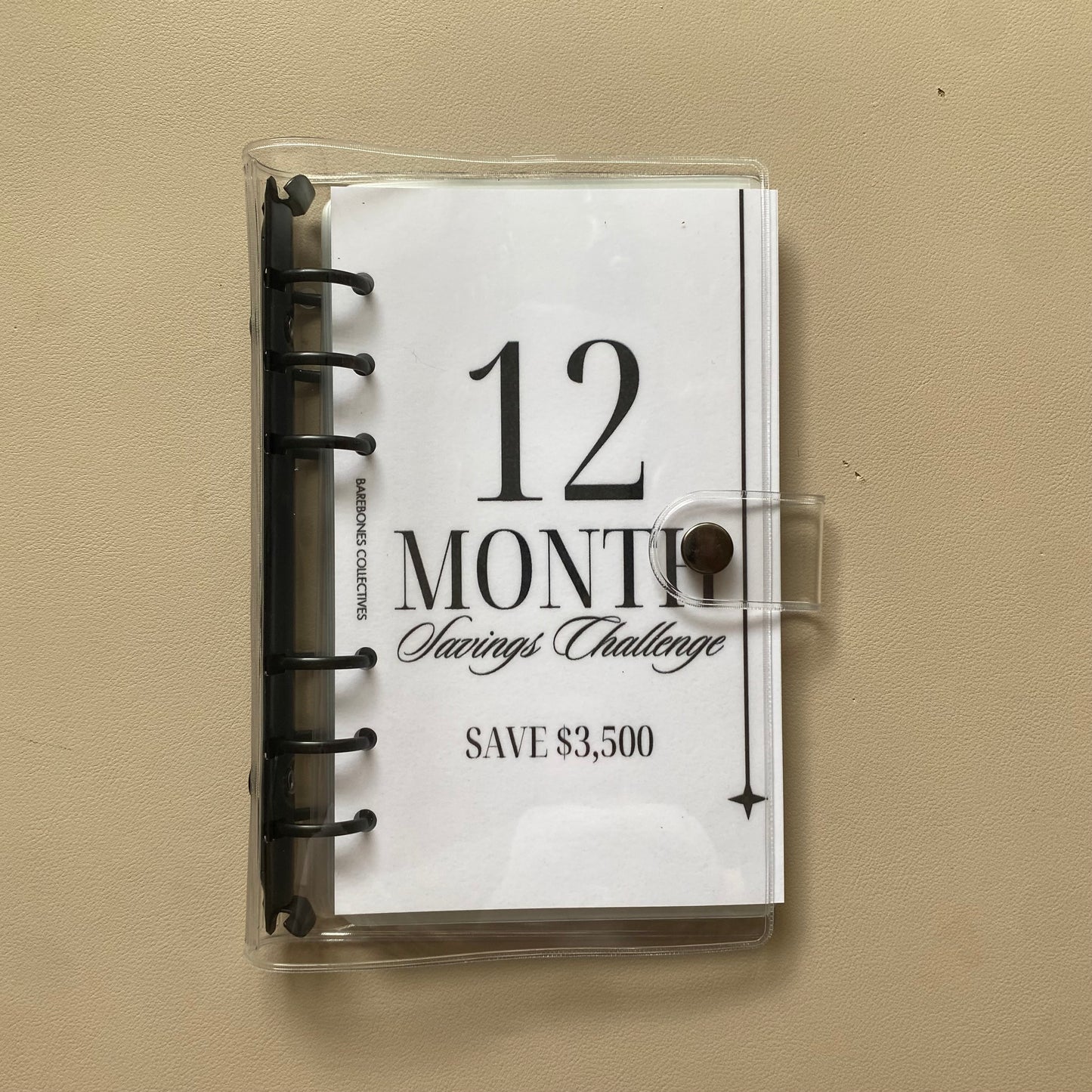 12 Month A6 Savings Challenge Binder Bundle