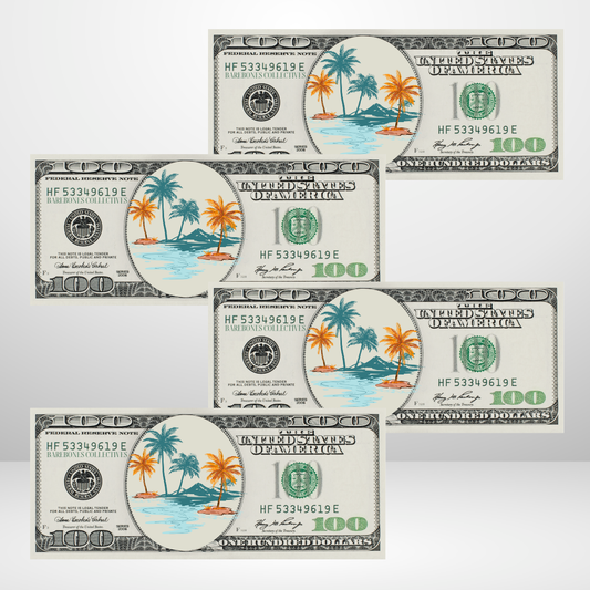 Palm Beach Cash Place Holders $100 Sets of 4