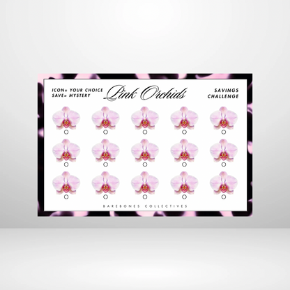 Pink Orchid Savings Challenges Binder Set - PRE ORDER