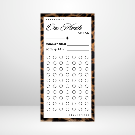 One - Six Months Ahead Leopard Savings Challenge