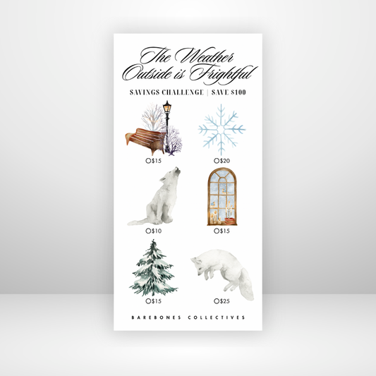 The Weather Outside is Frightful Savings Challenge Save $100
