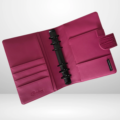 The Millionaire Mindset Barebones Binder in Raspberry Tea - PRE ORDER IS OPEN