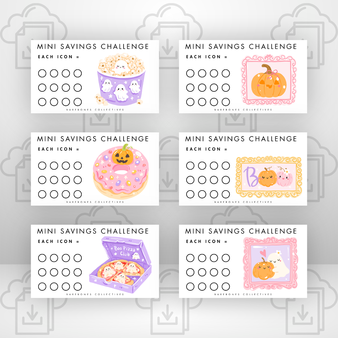 October 2026 Mini Saving Challenges - DIGITAL DOWNLOAD