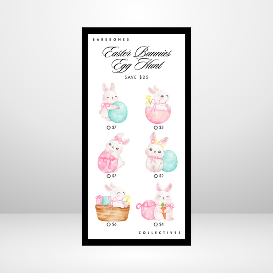 Easter Bunnies Egg Hunt Savings Challenge