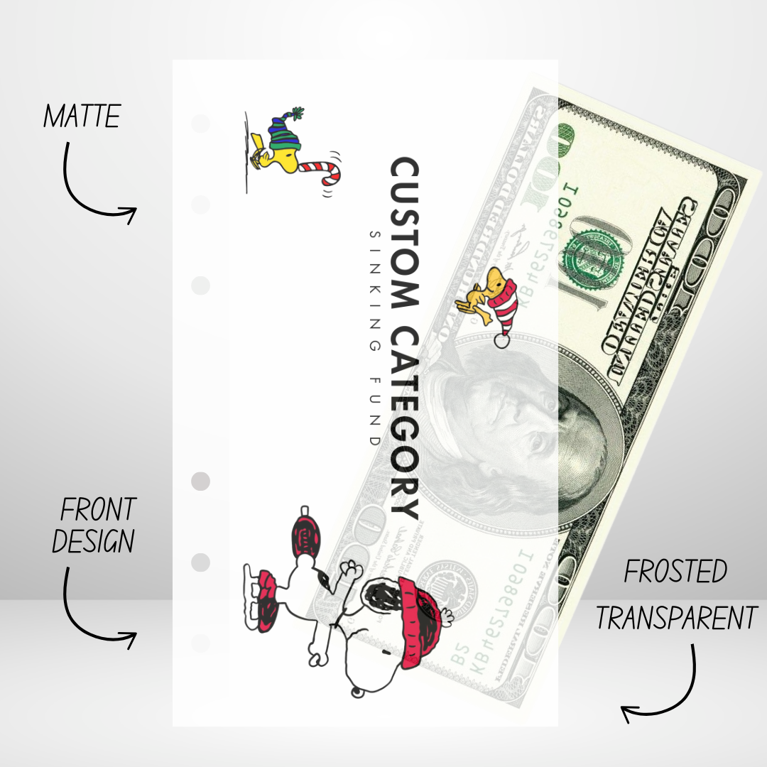 Style #BC6 Handmade Cash Envelope Personal Size Set of 3