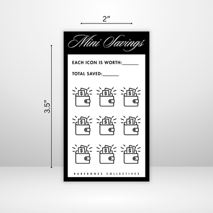 Cash Budgeting Mini Savings Challenge Bundle