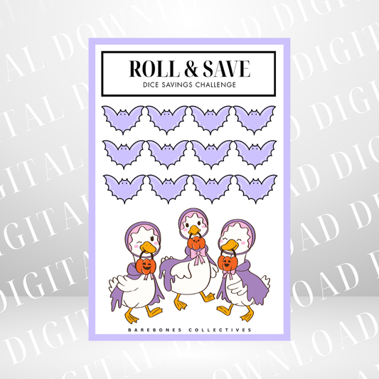 #1 Halloween A5 Saving Challenges DIGITAL DOWNLOAD