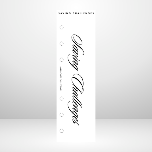Savings Challenges Personal Size Binder Bookmark