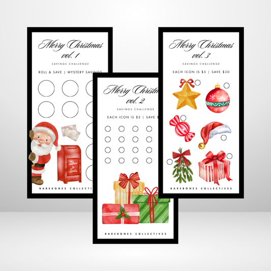 Merry Christmas Savings Challenge and Envelope Set