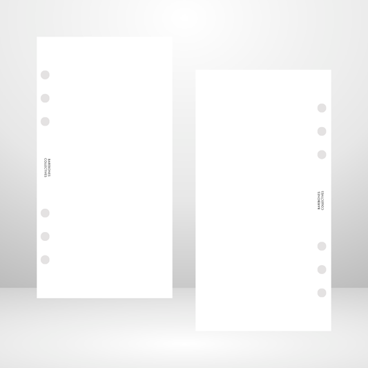 Blank Signature Wallet Inserts